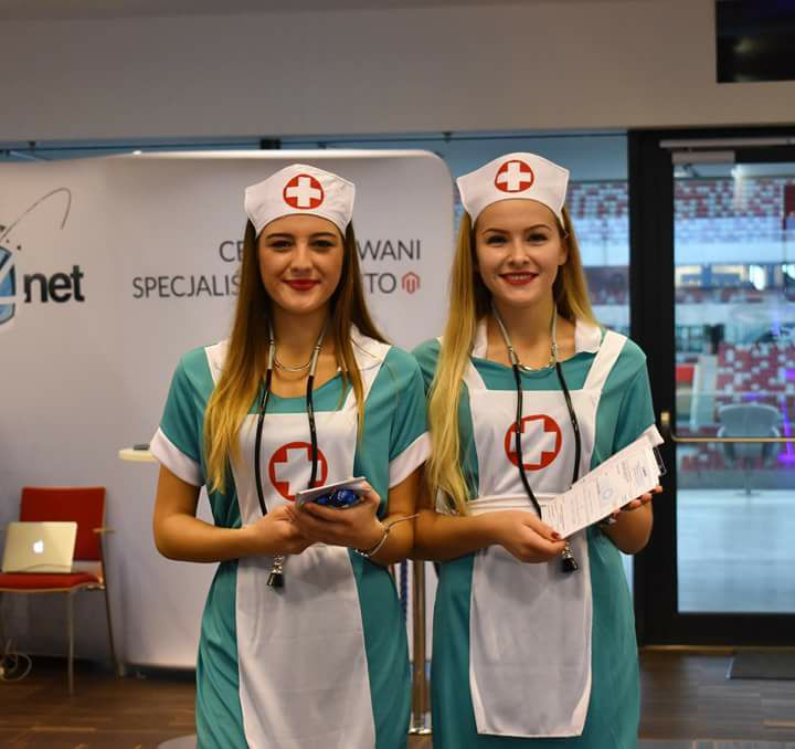 hostessy podczas eventu w Warszawie