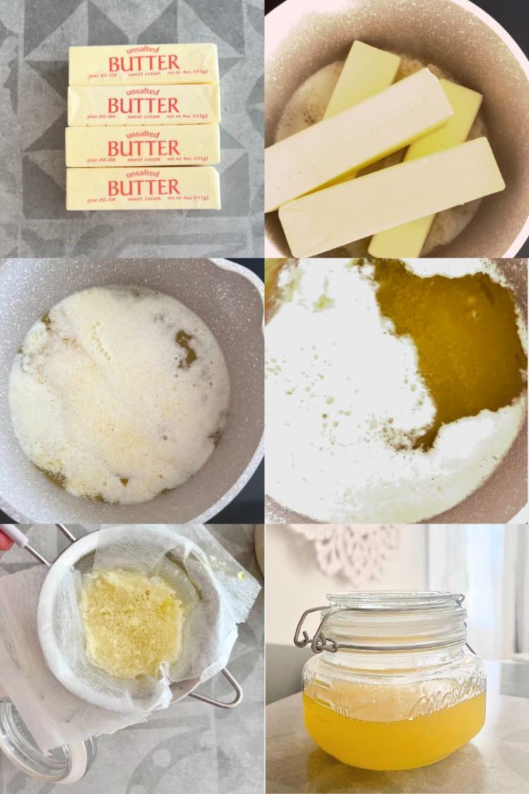 Ghee bogate w witaminy i składniki odżywcze łyżka ghee obok kapsułek witaminowych i ziół na białej desce